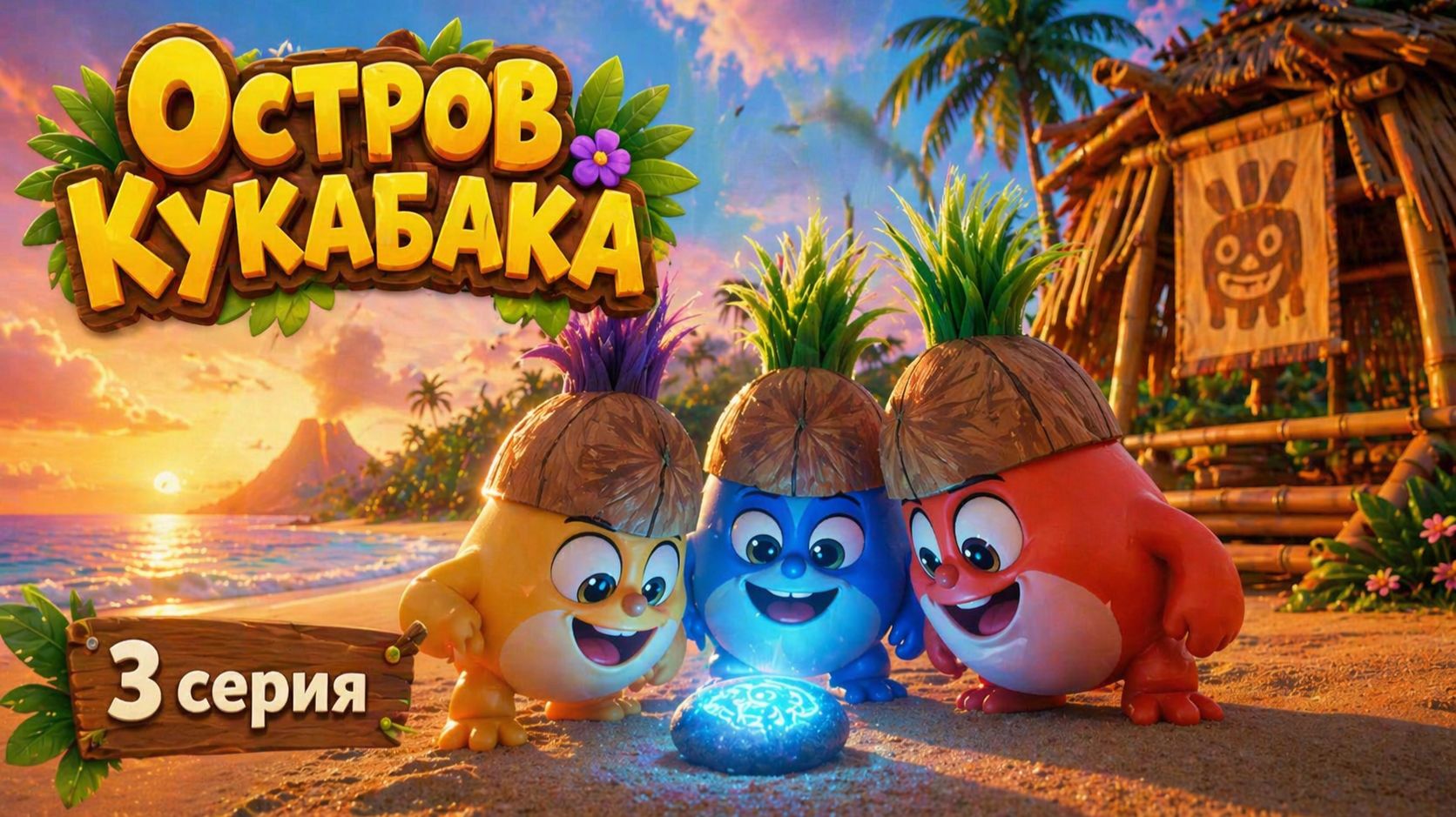 👉 Остров Кукабака — 3 серия | Тайна светящегося камня