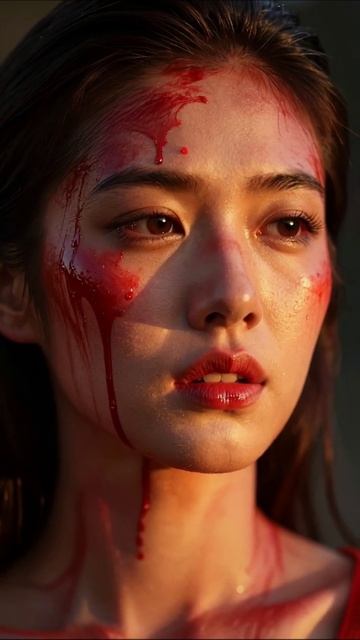 Тайна многослойного образа: жертва или героиня? #арт #драма #экспрессия