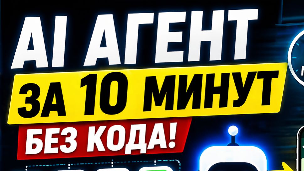 AI агент ⚡ за 10 минут без кода