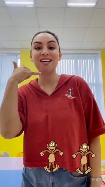 FIVE LITTLE MONKEYS поем и танцуем с бизи-мама