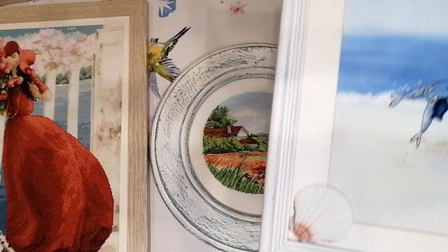 Вышивка крестиком.Страничка вдохновения. Первое видео для вас)