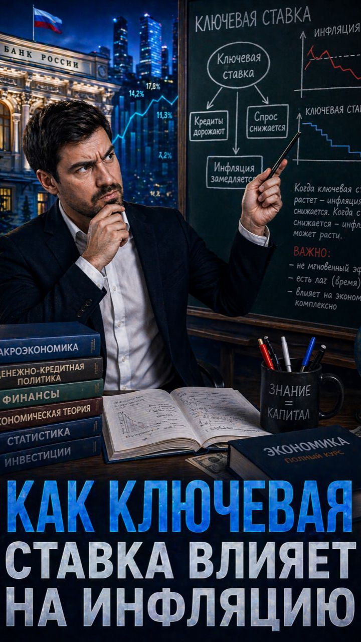 Как ключевая ставка влияет на инфляцию?