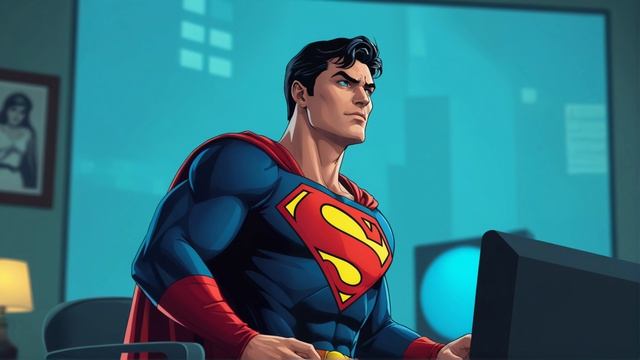 песенка прикол про Супермена