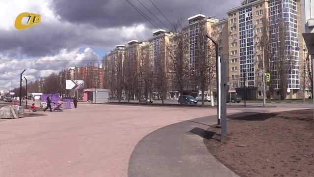 ГОТОВНОСТЬ БЛАГОУСТРАИВАЕМОЙ ТЕРРИТОРИИ РЯДОМ С ЖЕЛЕЗНОГОРСКИМ ТЦ 