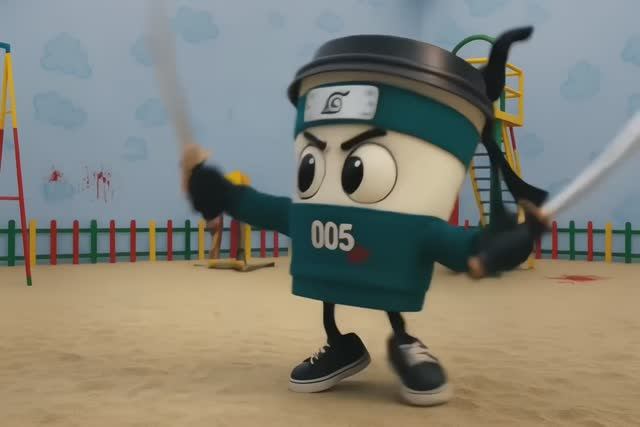 Мультики для детей, Брейнроты в игре в кальмара   для всех фанатов любимого мультика