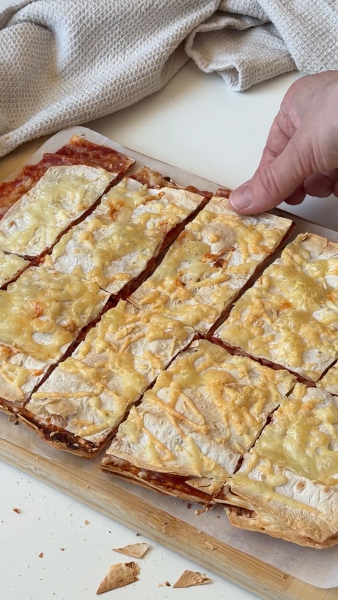 Пицца на лаваше🍕