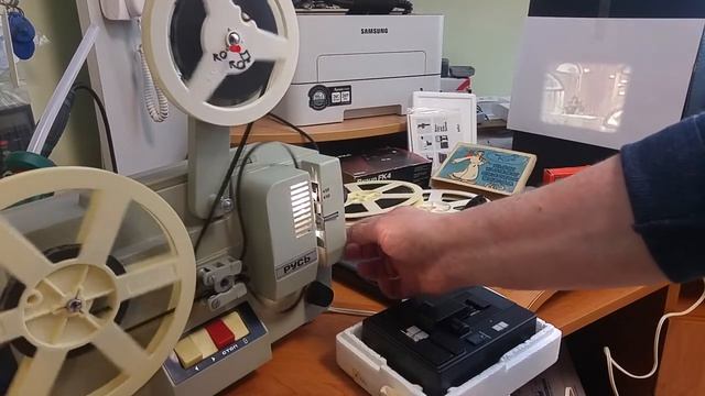 Kino projektorius RUS 8mm Super 8 filmas
