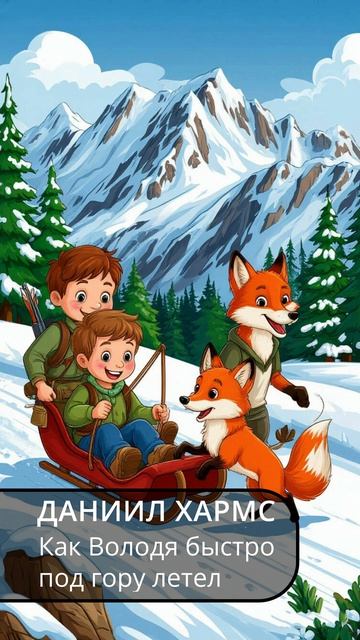 Как Володя быстро под гору летел