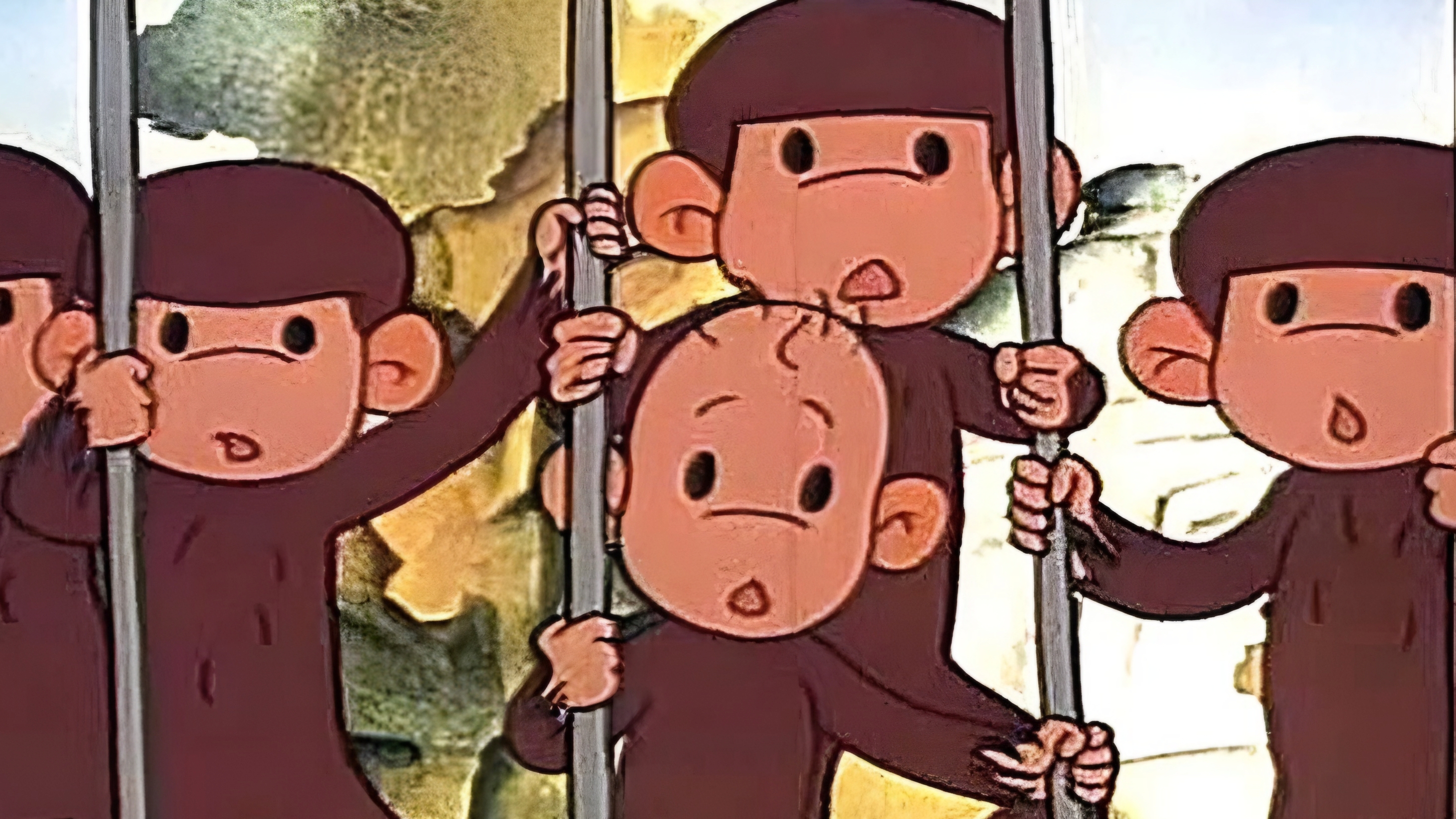 ОСТОРОЖНО! Обезьянки.