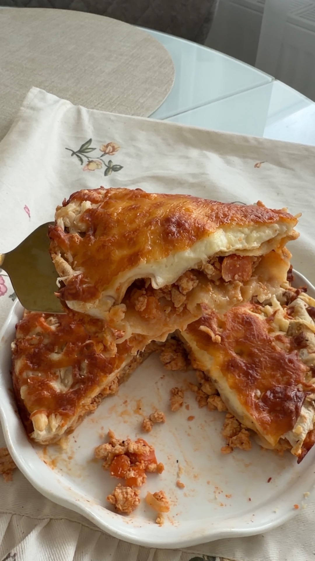 Мясной пирог в лаваше с 🧀