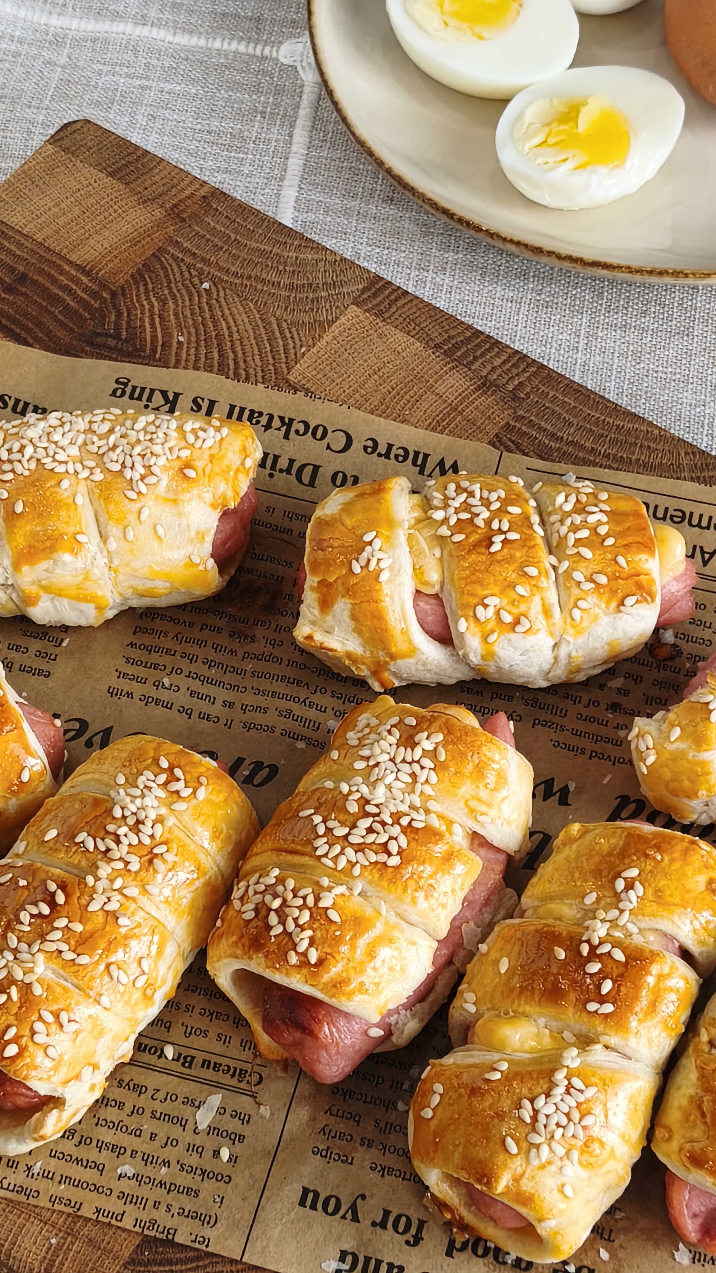 Сосиски с сыром в тесте🤤 🌭