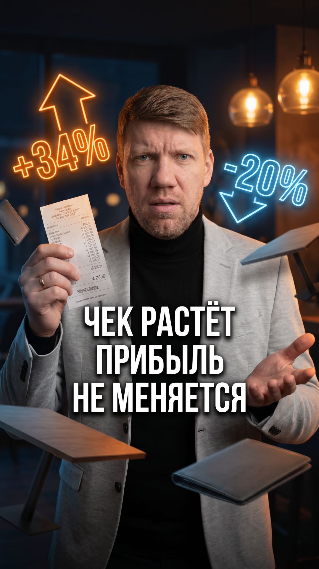 Средний чек вырос на 34% — а прибыль не изменилась. Вот почему это происходит.