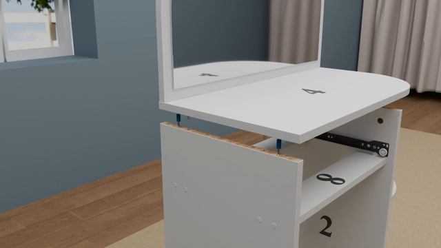 Туалетный столик Паттайя Видеоинструкция