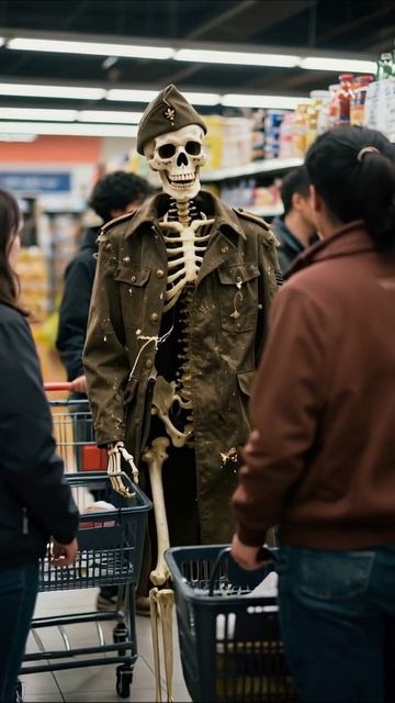 Мир в упадке: даже мертвецы делают покупки #постапокалипсис #абсурд #печаль