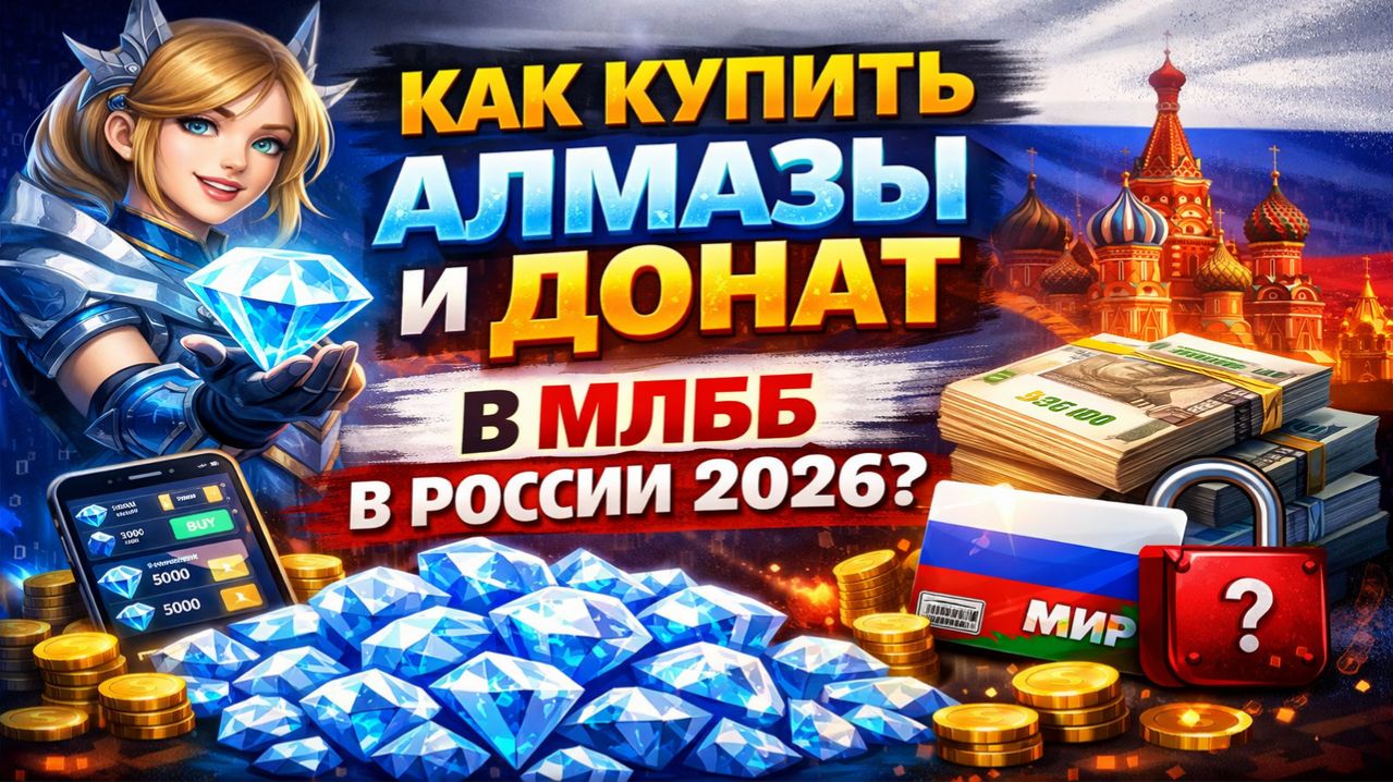 Как купить алмазы и донат в МЛББ в России 2026