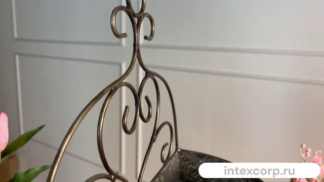 Настенное подвесное кашпо ФЭР, металл, 45 см, 2010532⧸9707865