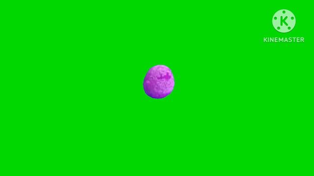 фиолетовый штучка от канала карусель бежит футаж