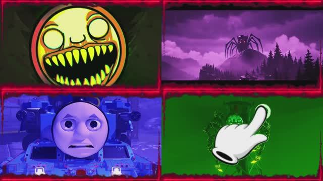 ЖЕЛЕЗНАЯ ДОРОГА МОНСТРОВ и Паровозики: ПОЕЗД МУТАНТ против ТЕМНОГО МОНСТРА и ГЕРОЕВ 🚂👾