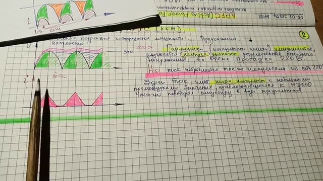 130. Как работает PFC - пассивный корректор коэффициента мощности импульсного блока питания   14-25