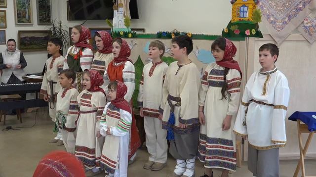 Заключительная песня от воспитанников воскресной школы Благовещенского собора г. Арсеньева