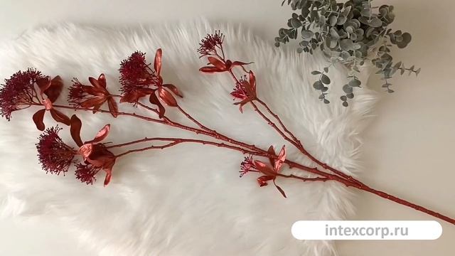 Декоративная ветка РОЗОВОЕ ЗОЛОТО ВЕСНЫ, 111 см, 215853-28