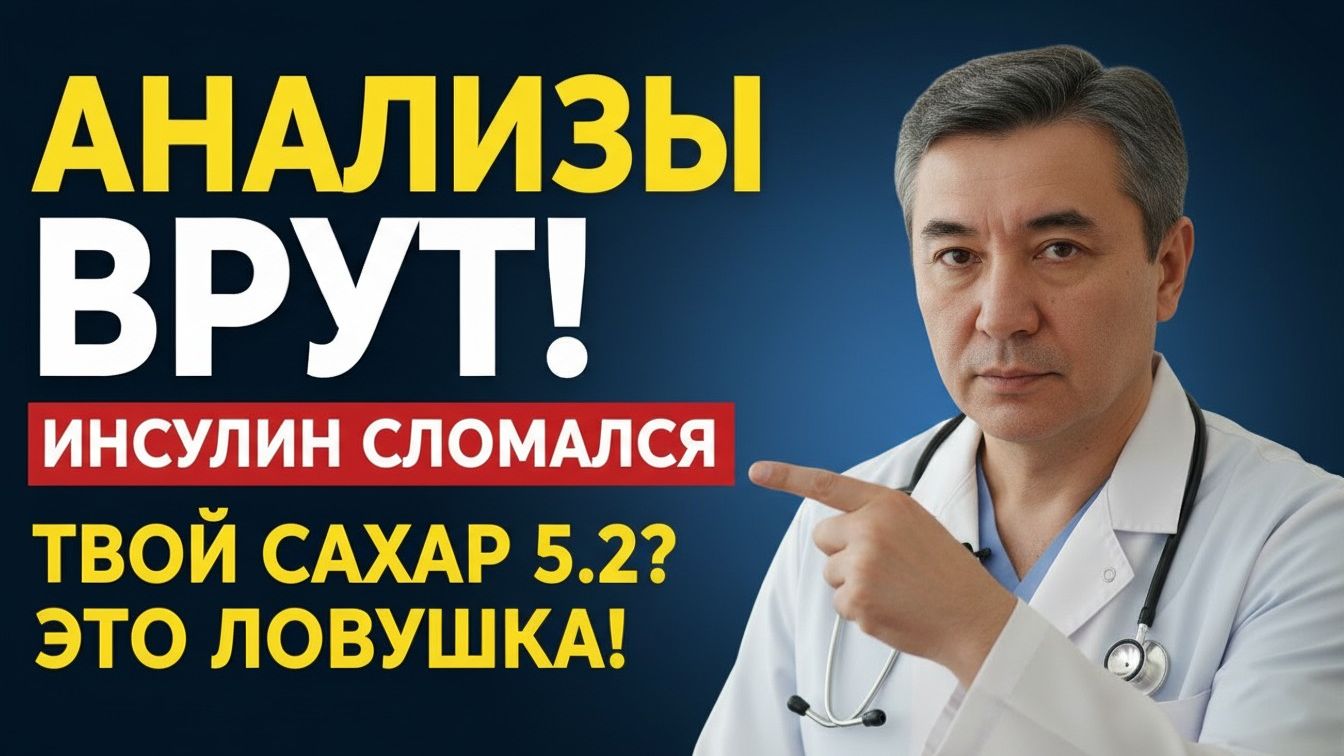 СКРЫТЫЙ ДИАБЕТ: 5 признаков, что ваш инсулин «сломался» (даже если сахар в норме)