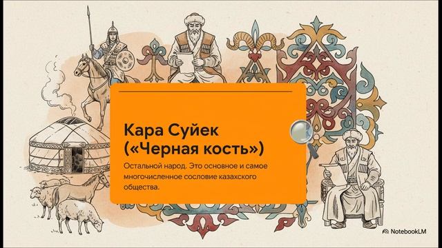 История Казахстана 6 класс СОЦИАЛЬНЫЙ СТРОЙ КАЗАХСКОГО ОБЩЕСТВА
