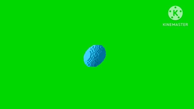 голубой штучка от канала карусель бежит футаж