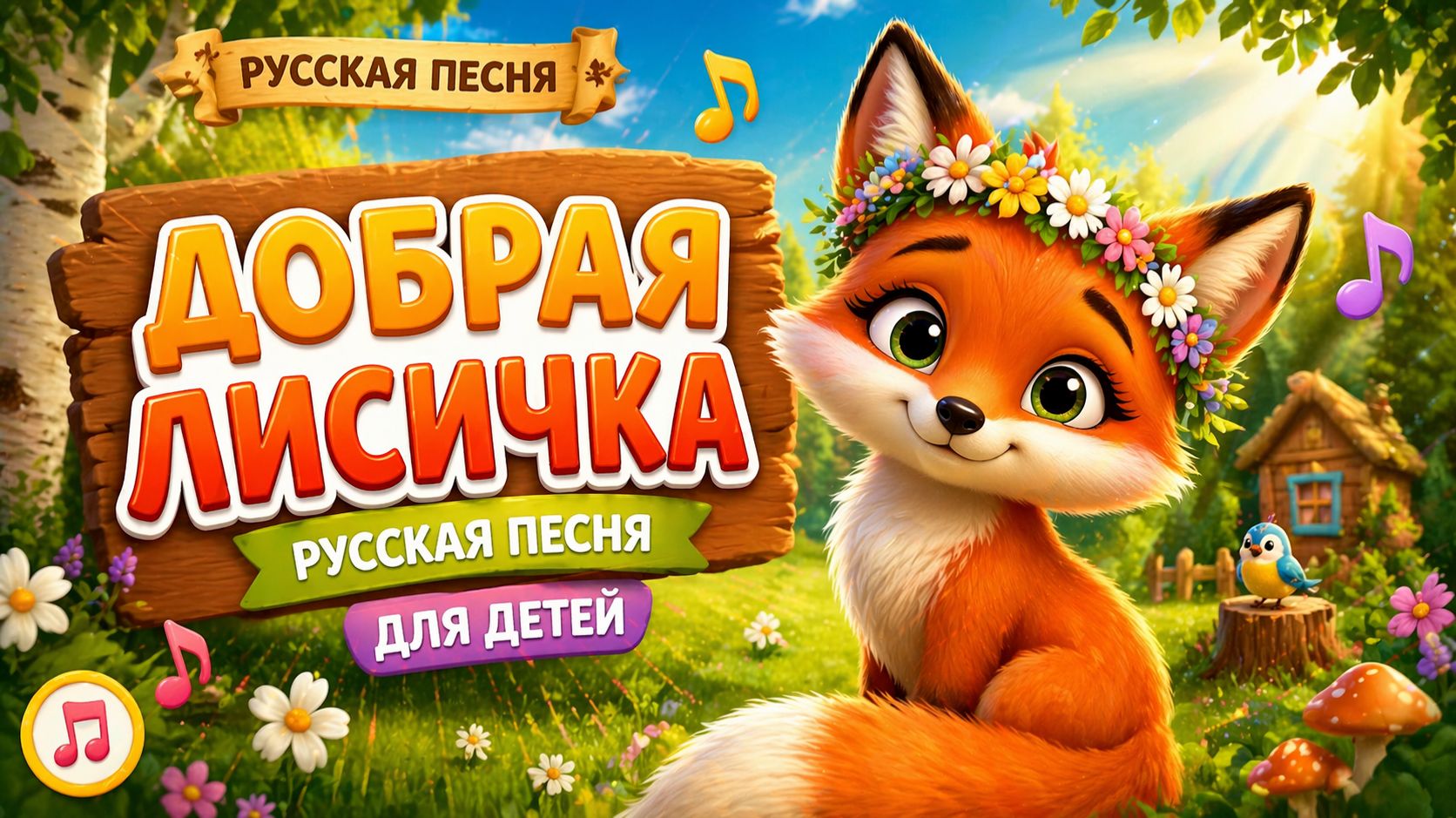 СБОРНИК ПЕСЕНОК ПРО ЛИСИЧКУ НАСТЮ! ДОБРЫЕ ПЕСНИ ДЛЯ ДЕТЕЙ