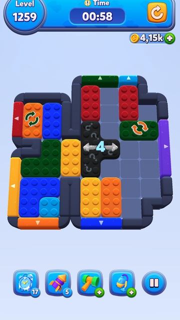 Color Block Jam 1259 Уровень