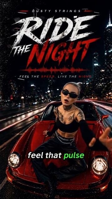 Feel the pulse of Ride the Night by Dusty Strings. Rockabilly meets Industrial Techno! 🎸🔥