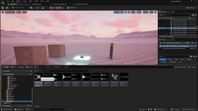 Урок RPG 139. Изменяем цвет блока и добавляем звук (Unreal Engine 5)