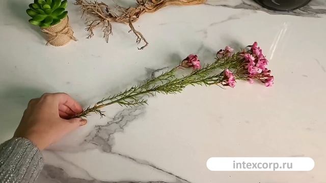 Декоративная ветка ПЛЮМБАГО РАМО, 67 см, 214546-55