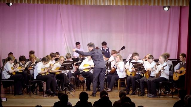 13 - Конов, попурри на темы песен из м.ф., исп. Оркестр нар. инстр., рук. Ассылов А.В.