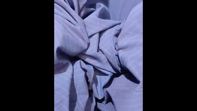 Хрустящий хлопок CHANGEANT плательно-рубашечный полоска ИТАЛИЯ