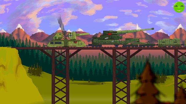 Кадр из советского мультфильма Дора про танки