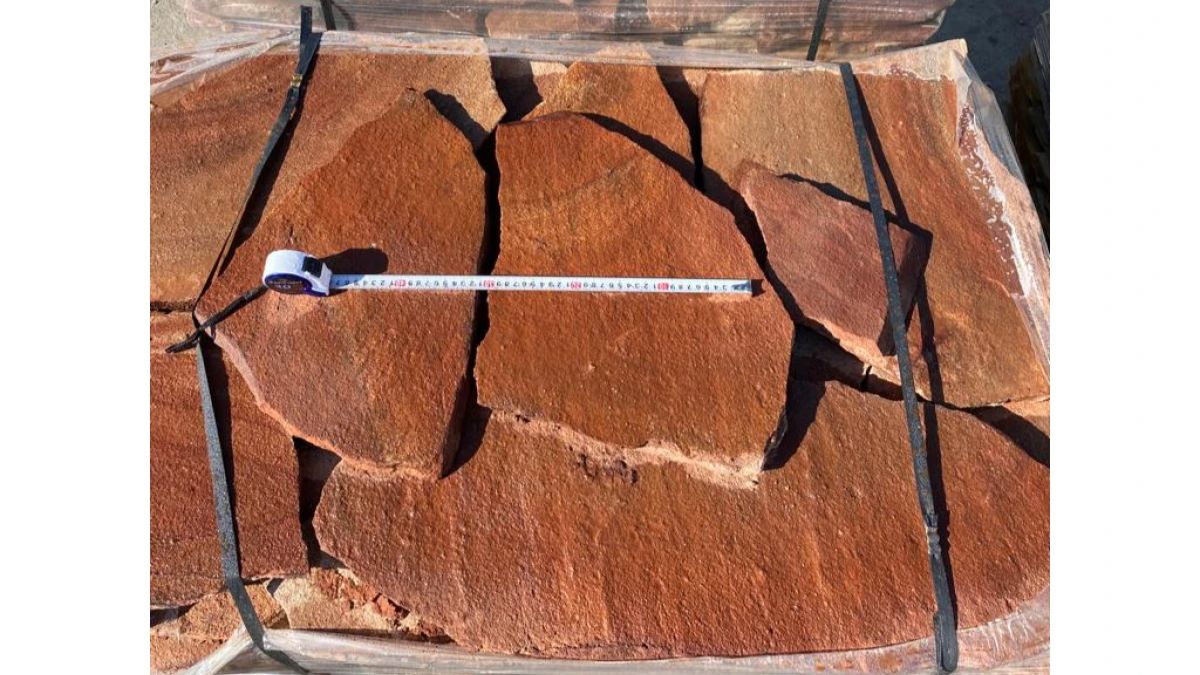 Плитняк песчаник малиновый