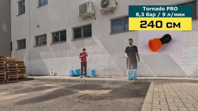 Тестируем аккумуляторные садовые опрыскиватели GPT на улице и в идеальных условиях