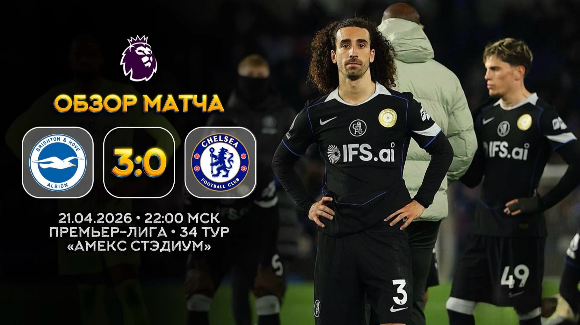 Премьер-Лига. Брайтон — Челси. Обзор матча | Синий Дзен
