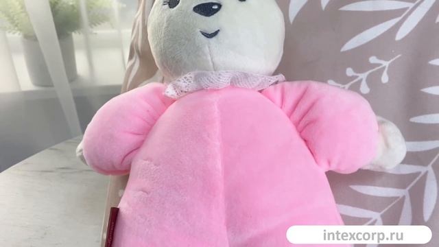 Зайчик-погремушка Малыш розовый, Фабрика Принцесса, 545352