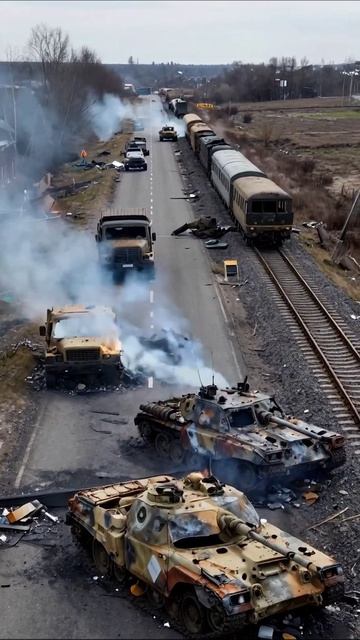 Опустошенная земля: следы войны на улицах города #война #разрушения #печаль