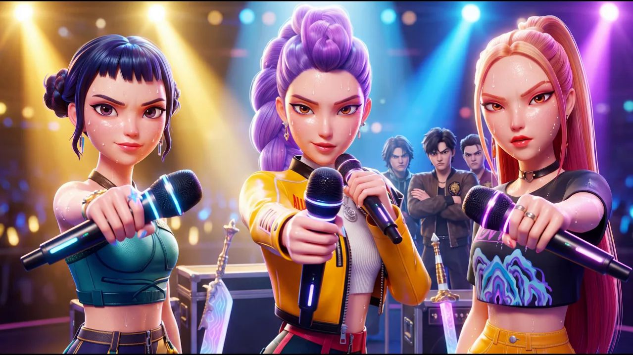 Хантрикс принимает ответные меры после того, как ее спровоцировали Саджа Бой - KPOP Hunters