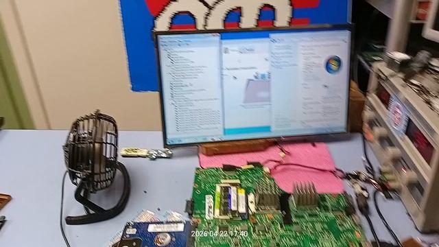 Матплата Asus N61JV заказ 19279 - контрольный запуск.