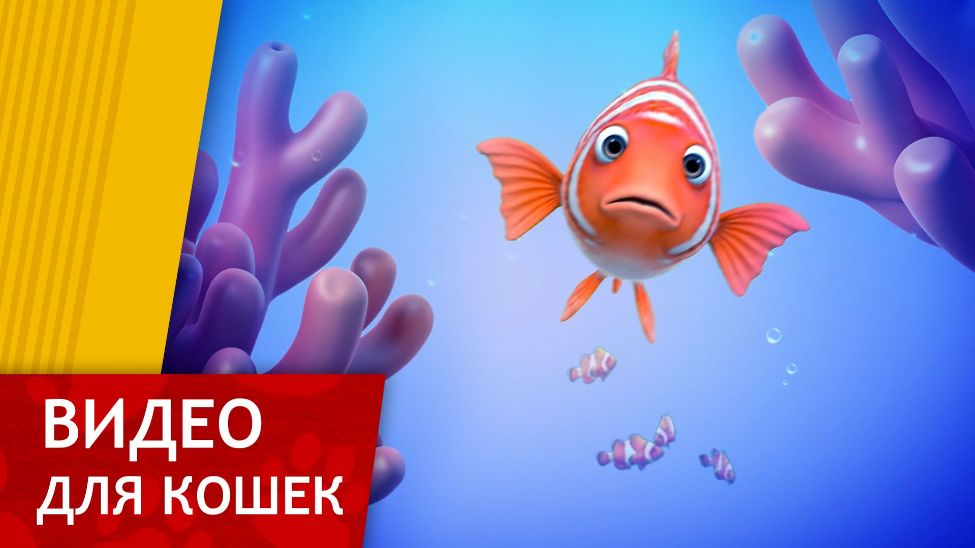 Видео для Кошек - Эта рыбка дразнит вашу кошку! (Развлеки своего кота)