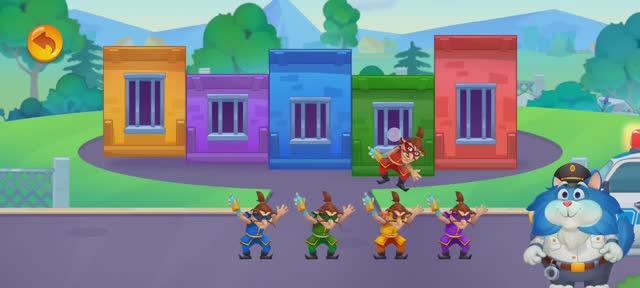 Машинки для детей и малышей. Собираем полицейскую машину. Ловим преступников. Мультики про машинки