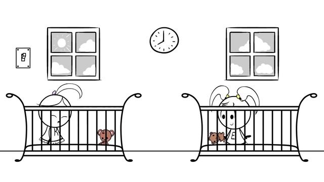 Emma & Kate _Pretend Play Dress Up_ - EK Doodles Cute Funny Animation