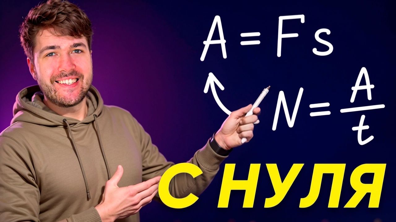 Эти задачи ЛОМАЮТ семиклассников | Работа и мощность | Физика 7 класс