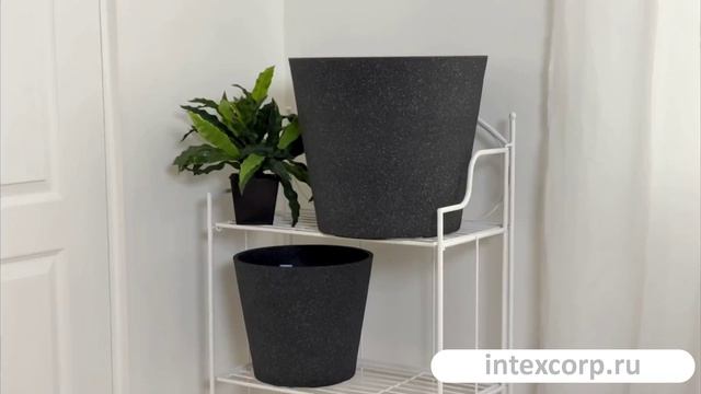 Декоративное кашпо УРБАН, полистоун, 35 см, 851222