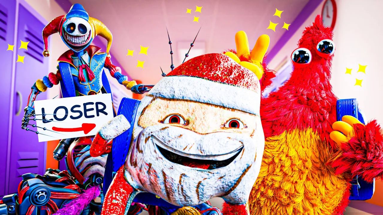 ГУ-ГУ-ГАГА в ШКОЛЕ! Сохраните анимацию фигур