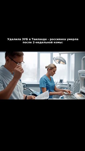 Удалила зуб и погибла